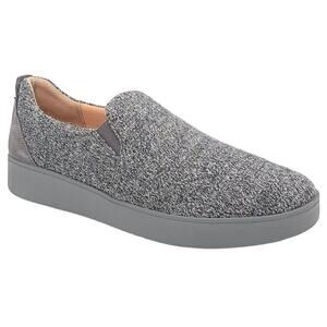 FitFlop Women Slip On Sneakers Rally E01 Slip On US 5 Love Grey Merino Wool